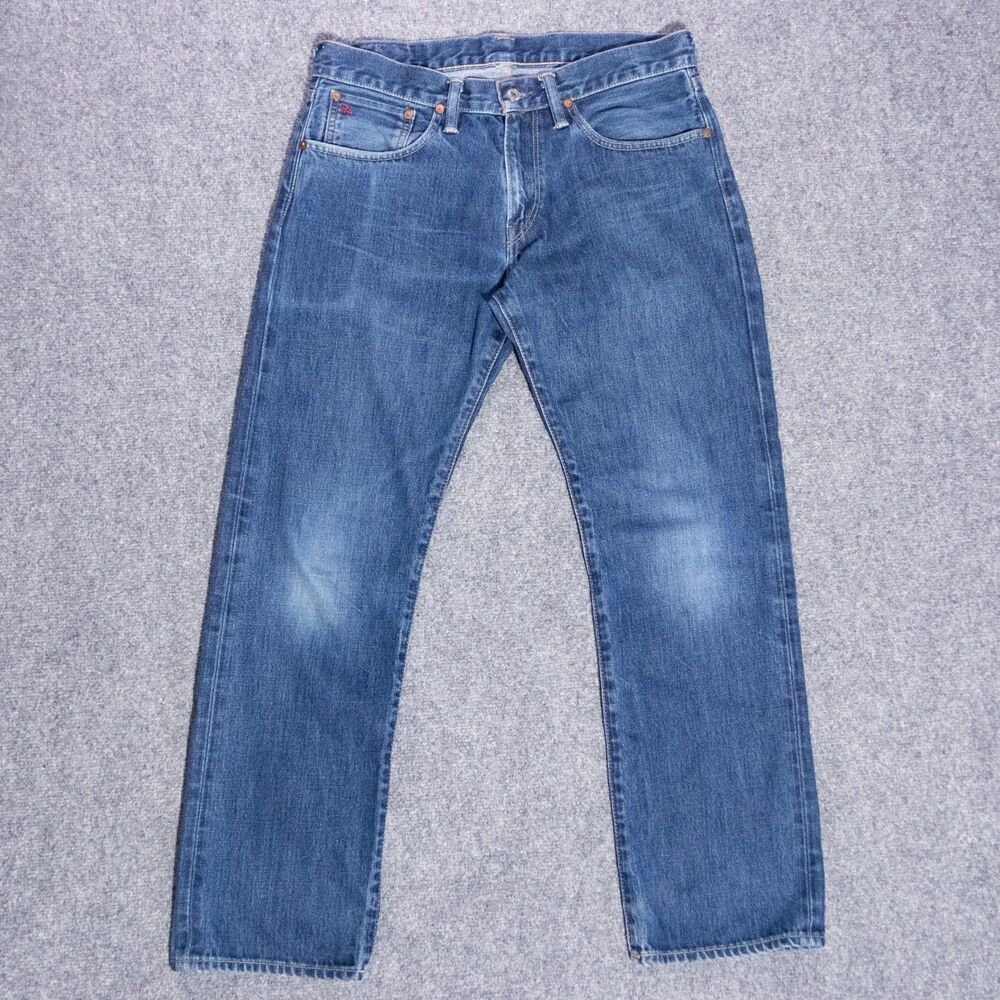 Polo Ralph Lauren 867 Classic Fit Straight Jeans Men's 31x29 Medium Wash Blue